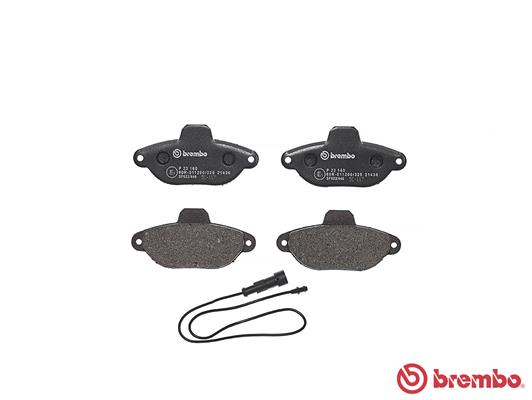 A.B.S. P 23 160 BREMBO Bremsbelagsatz, Scheibenbremse